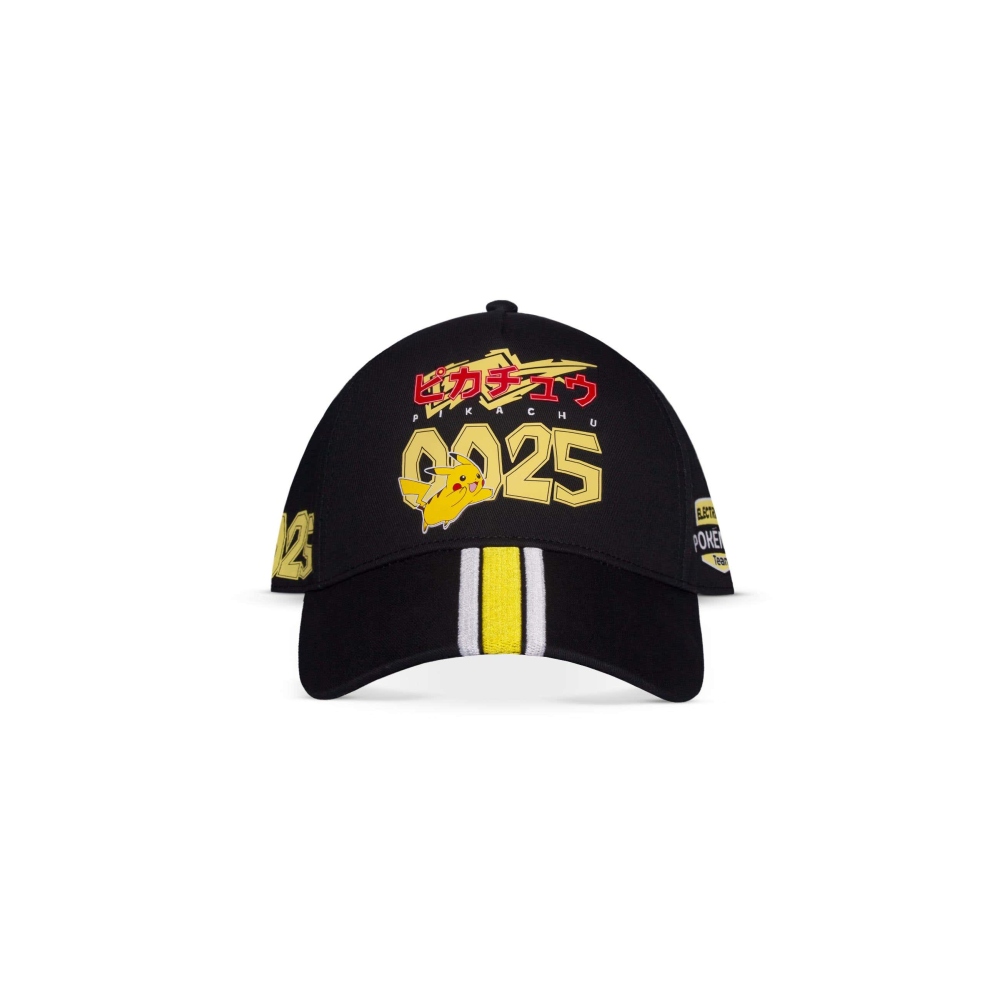 Pokémon - Pikachu Casquette Snapback - Noir/Jaune